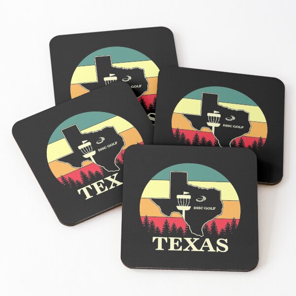 Artikelvorschau, Vintage Texas Karte Discgolf entworfen und verkauft von DiscGolfArts.