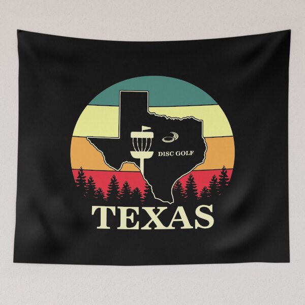 Item preview, Vintage Texas Map Disc Golf designed and sold by DiscGolfArts.