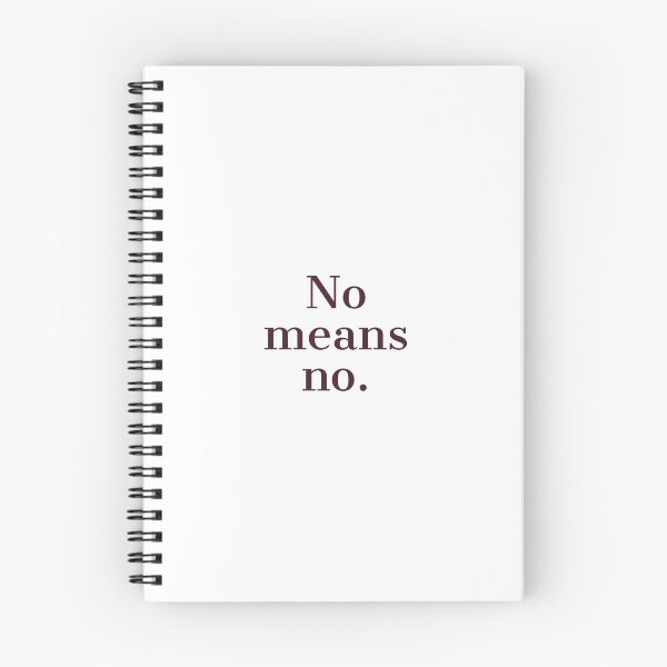 Item preview, No means no designed and sold by Ajonc.