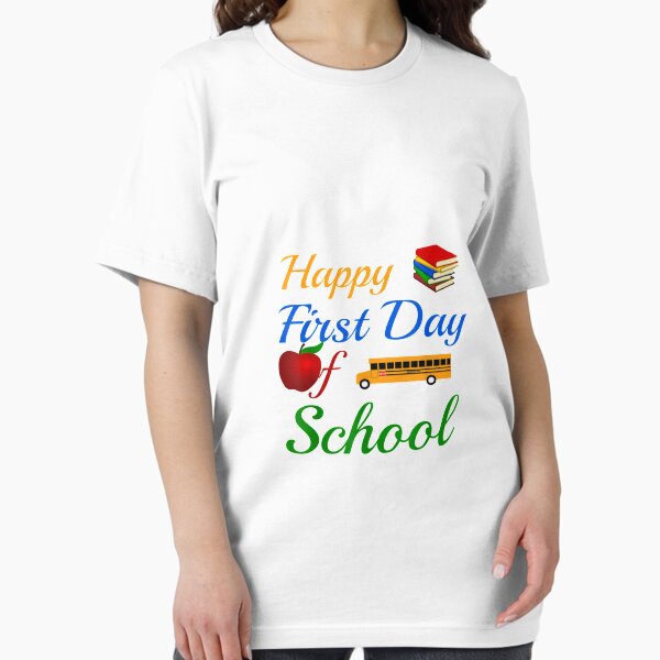 Item preview, happy first day of school cute student teacher grade kids designed and sold by victorshopp.