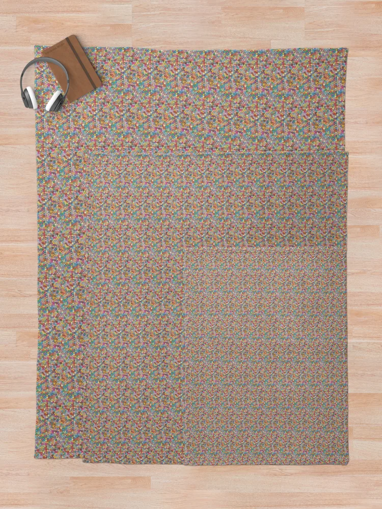 Thumbnail 5 of 6, Throw Blanket, Small Flower pattern designed and sold by Raju2018.