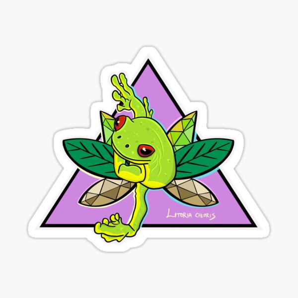 Red Eyed Tree Frog (Litoria chloris) Sticker