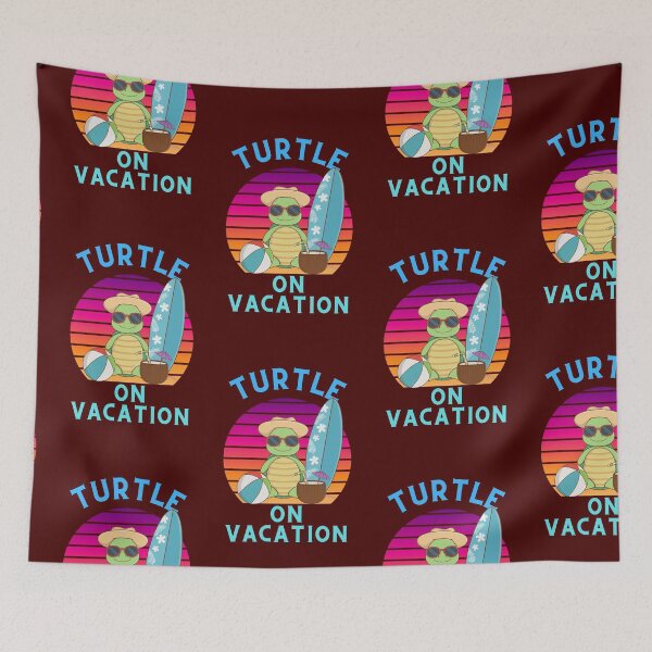 Item preview, Turtle On Vacation designed and sold by Keep Smiling.