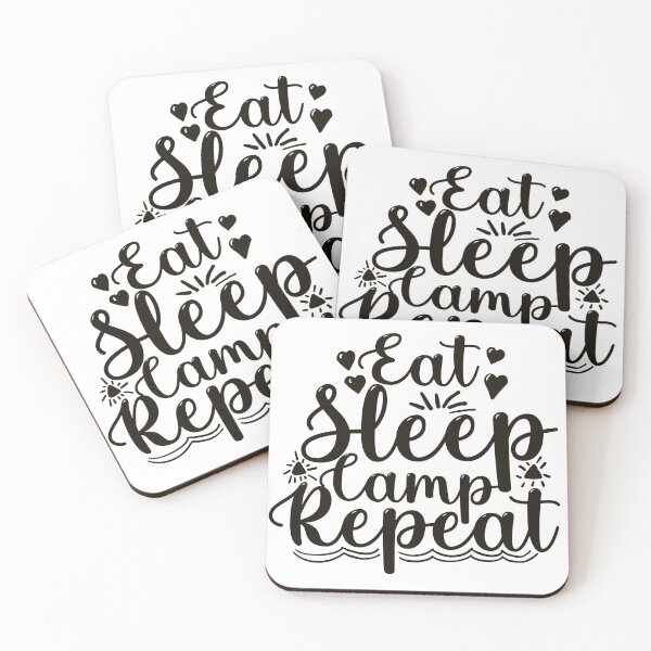 Item preview, Eat sleep camp repeat designed and sold by papaipapai198.