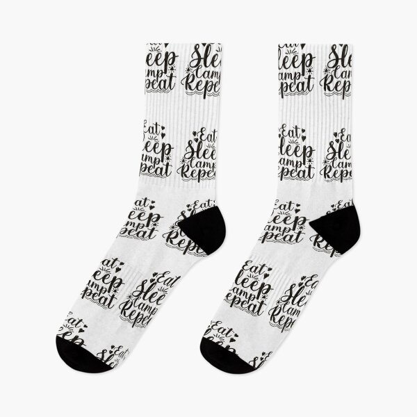 Item preview, Eat sleep camp repeat designed and sold by papaipapai198.