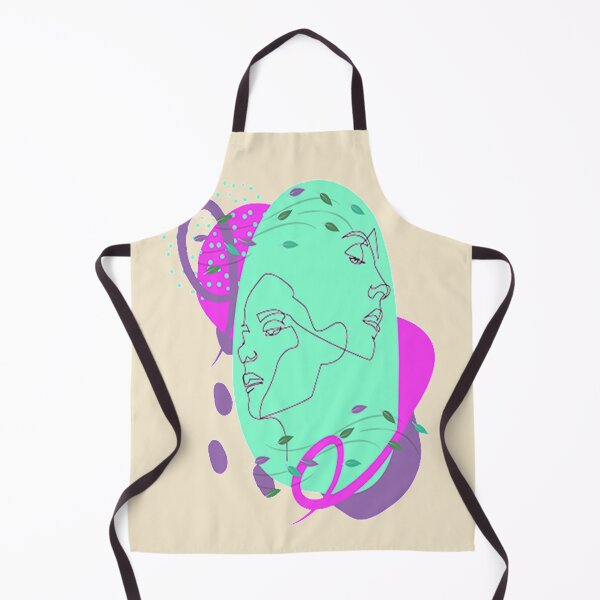 Item preview,  Minimalist Linear Abstract Faces and Shapes, NR 3, Abstract Linear Design, Trippy Psychedelic Arte Abstracto designed and sold by Adri Barnard.