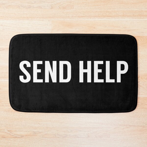Item preview, Send Help Typography designed and sold by tinyteacups.