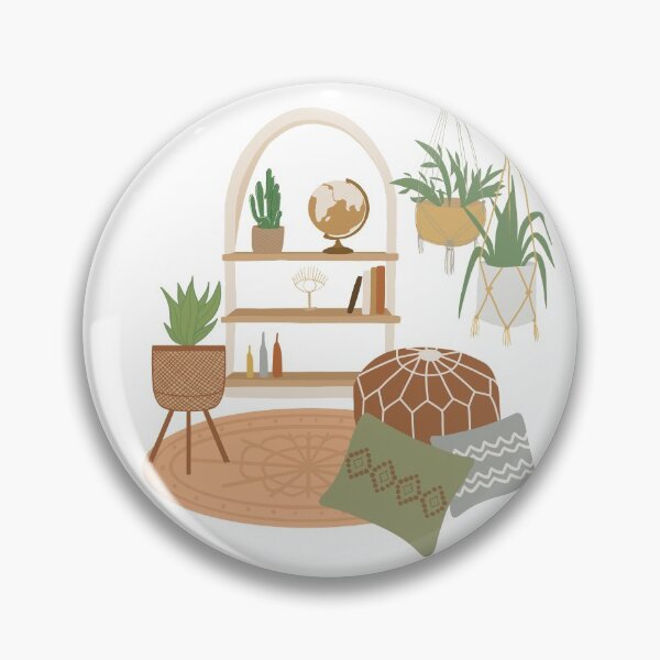 Item preview, Boho Hygge chillout lounge art designed and sold by trinketsoul.