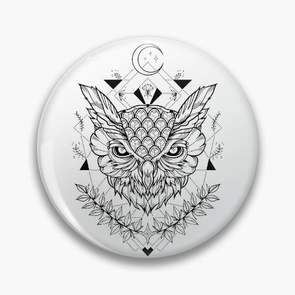 Item preview, Owl In The Dark (Black) designed and sold by SoulArtLove.