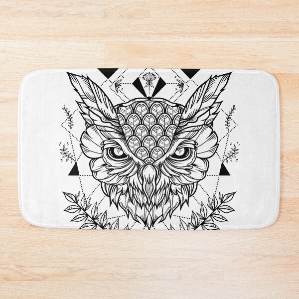 Item preview, Owl In The Dark (Black) designed and sold by SoulArtLove.