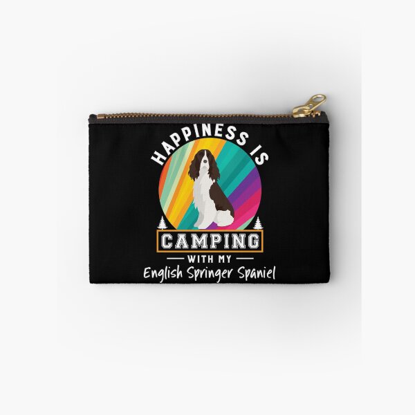 Artikelvorschau, Camping T-Shirt Englisch Springer Spaniel Camping Wandern im Freien Enthusiast Camper Lagerfeuer Geschenke Tee entworfen und verkauft von soapeselvi.