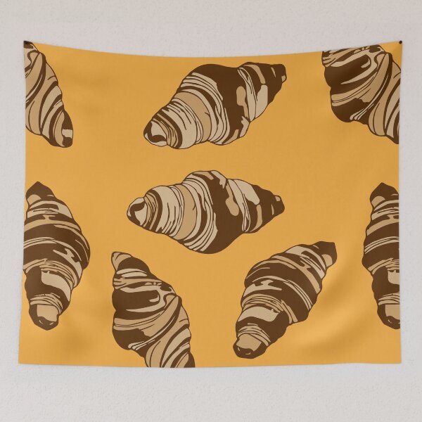 Item preview, Croissant Lover pattern all over print designed and sold by TrueType.