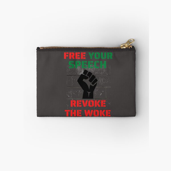 Item preview, FREE YOUR SPEECH, REVOKE THE WOKE designed and sold by DCStriker2021.
