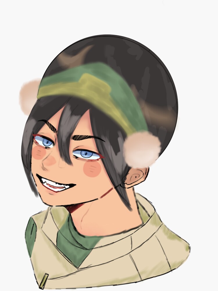 Toph Avatar The Last Airbender Sticker For Sale By Bleepiistickers Redbubble 0408