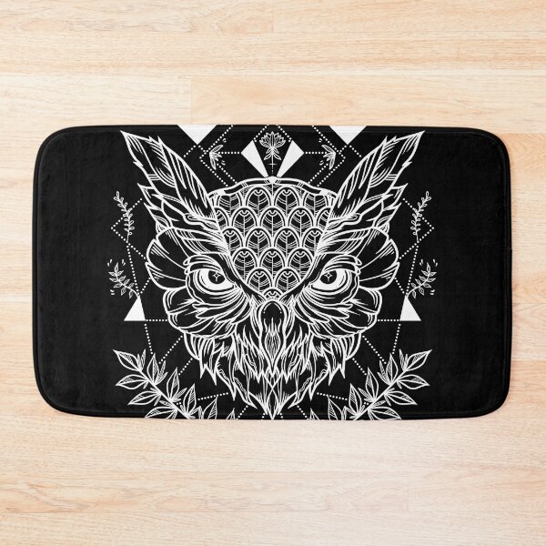 Item preview, Owl In The Dark (White) designed and sold by SoulArtLove.