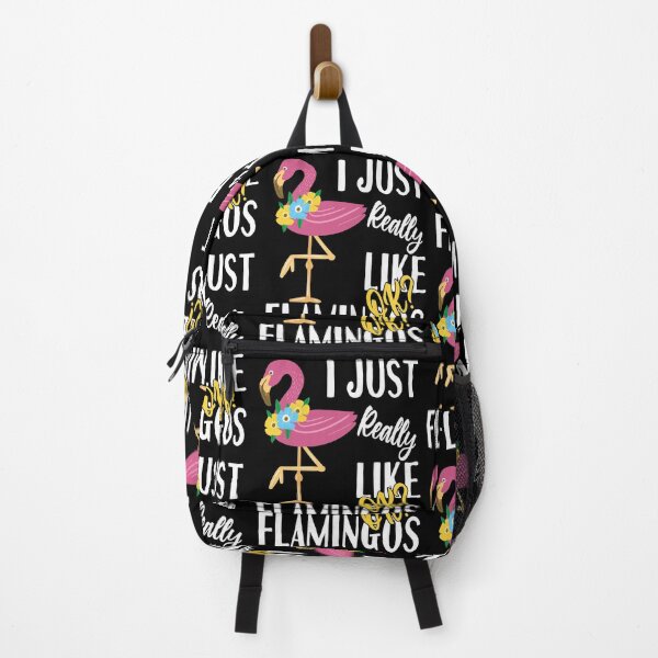 Item preview, I Just Really Like Flamingos Ok? designed and sold by AnveeBubbles.