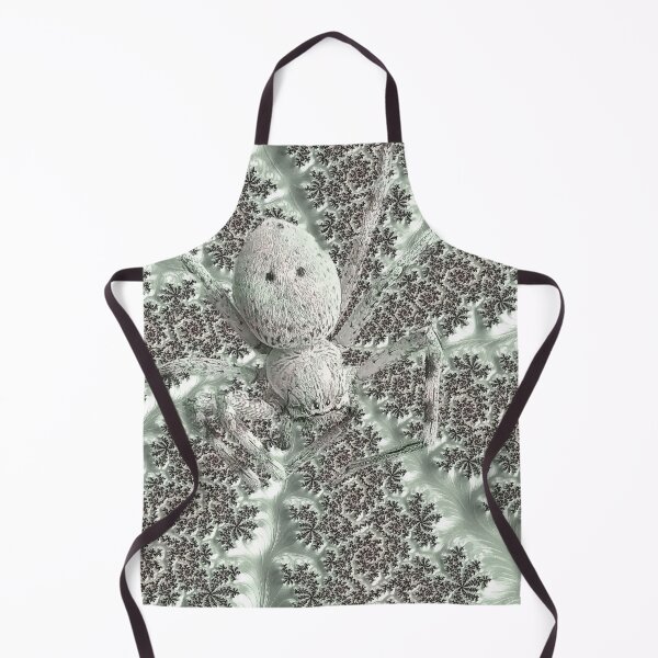 Item preview, Huntsman Spider & Mandelbrot Set Fractal Art Web in Mint Green designed and sold by Karen McFarland.