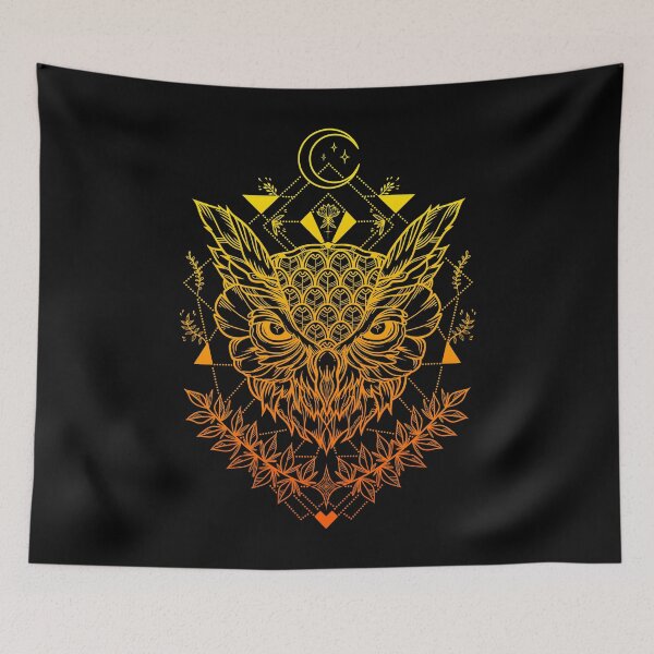 Item preview, Owl In The Dark (Color) designed and sold by SoulArtLove.