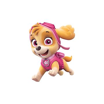 PAW Patrol Skye Running Sticker for Sale by CUSHTYCLOTHING