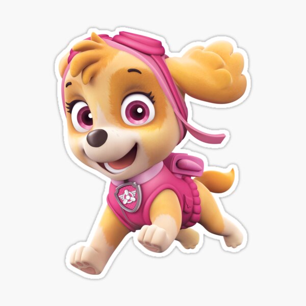 PAW Patrol Skye Running Sticker for Sale by CUSHTYCLOTHING