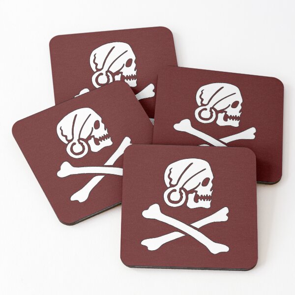 Item preview, Pirate flag of Henry Avery 1694 - 1696 (bloodflag) designed and sold by SimonBauwelinck.