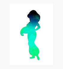 Princess Inspired Silhouette Photographic Print