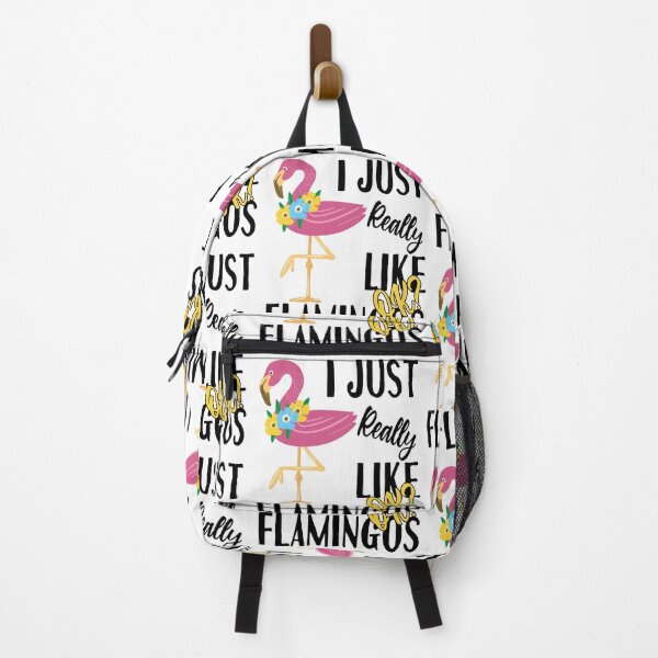 Item preview, I Just Really Like Flamingos Ok? designed and sold by AnveeBubbles.