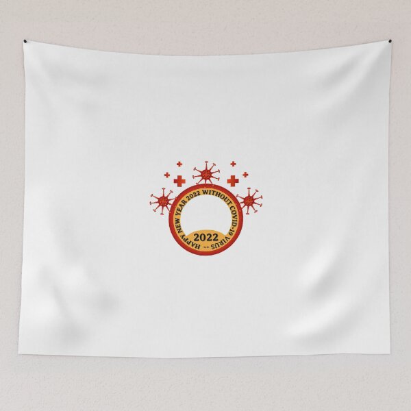 Item preview, Happy new year 2022 without Covid-19 Virus designed and sold by omarbentoutah.
