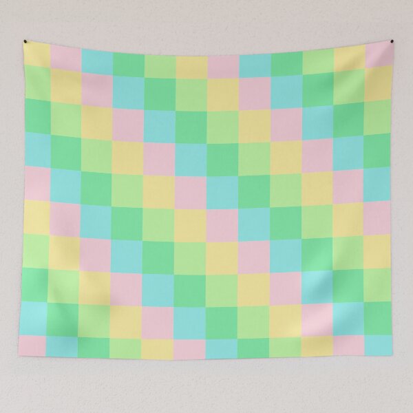Item preview, Square Green Pastel Mixed Pattern designed and sold by DAFIN.