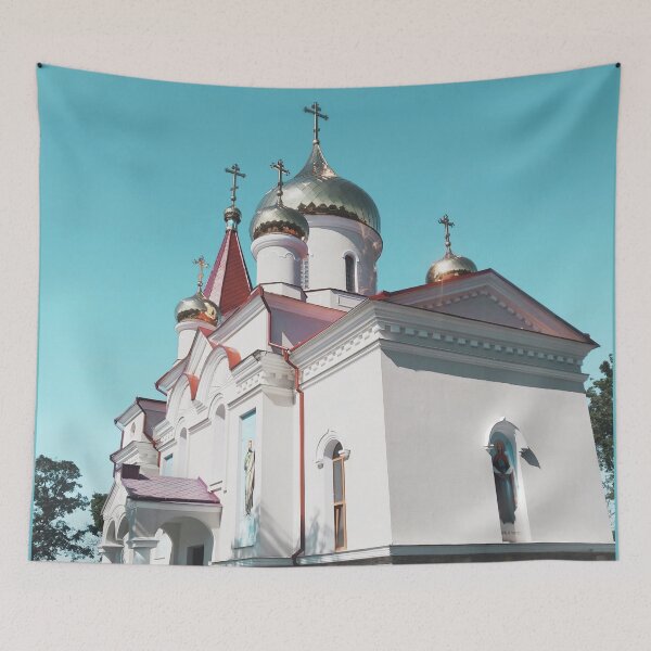 Item preview, Orthodox church with shining domes designed and sold by helenkaiy.