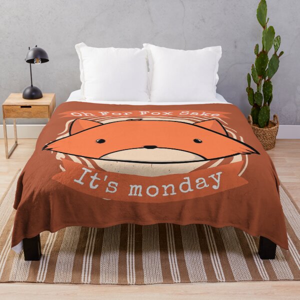 Item preview, Oh For Fox Sake Its Monday, Oh For Fox Sake, Fox Sake, Fox designed and sold by graphic-genie.