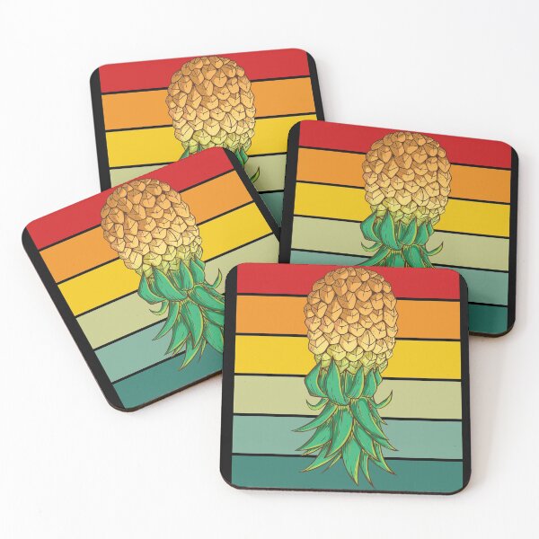 Item preview, Funny Upside Down Pineapple Swinger Retro Vintage Swinger designed and sold by SidouSenpai.