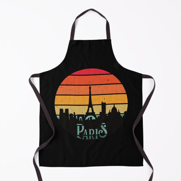 Item preview, Paris Skyline On A Distressed Retro Vintage Sunset designed and sold by Primroaddesigns.