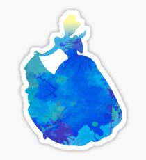 Princess Inspired Silhouette Sticker