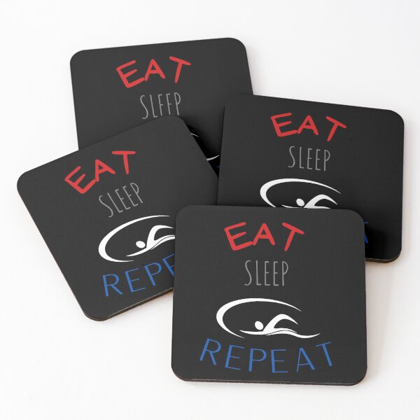 Artikelvorschau, Eat Sleep Swim Repeat Design entworfen und verkauft von VandJStore.