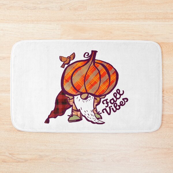 Item preview, Gnome Holds Huge Autumn Pumpkin designed and sold by Halyna-Puzyrna.