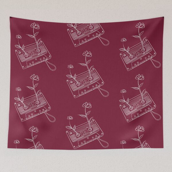 Item preview, Blooming feelings wine red designed and sold by LiaruDesign.