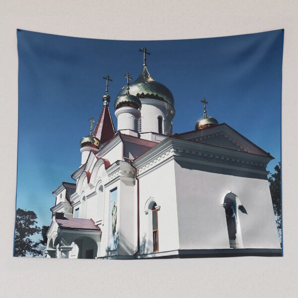 Item preview, Orthodox church with shining domes designed and sold by helenkaiy.