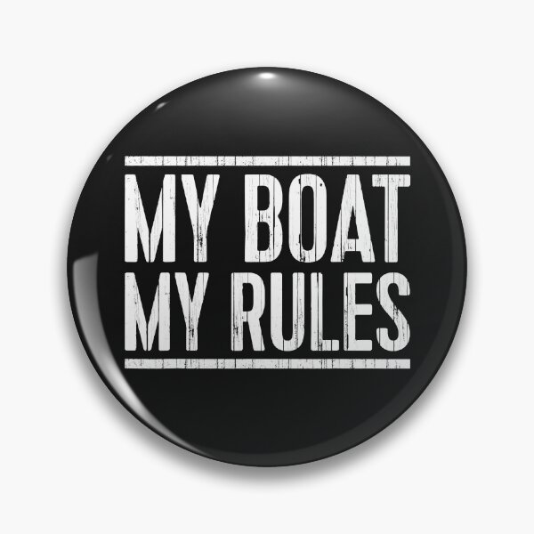 Item preview, My Boat My Rules Captain Gift  designed and sold by HopeLawery.
