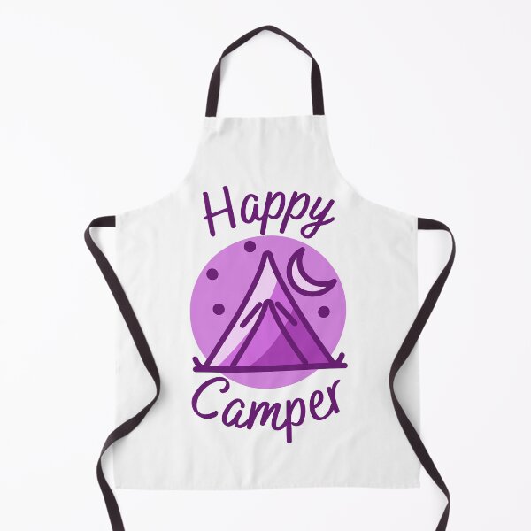 Item preview, Happy Camper purple monochrome designed and sold by birdsofthePNW.
