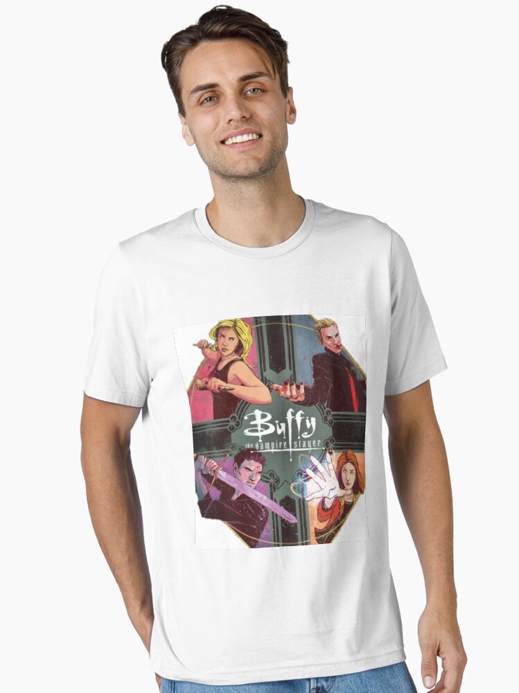 Buffy The Vampire Slayer Spike Vs Angel T-Shirt Buffy The Vampire Slayer Spike Vs Angel T-Shirt