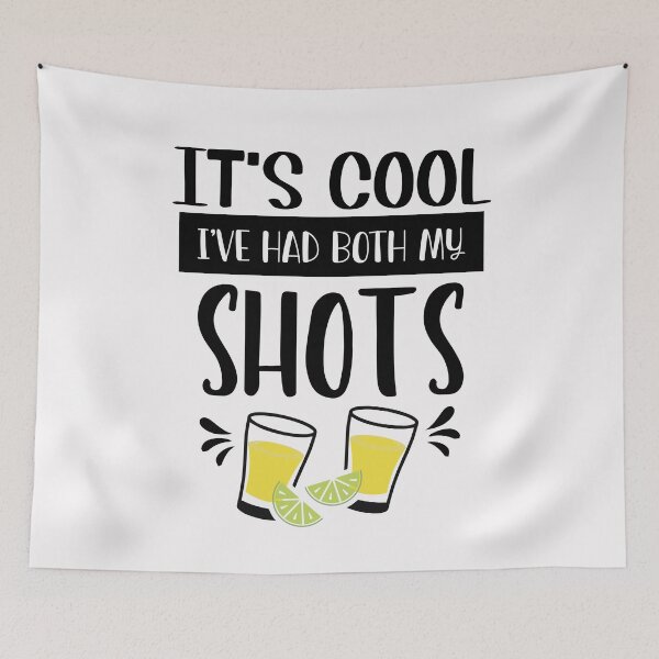 Item preview, It's Cool I've Had Both my Shots Funny Fully Vaccinated designed and sold by clothesy7.