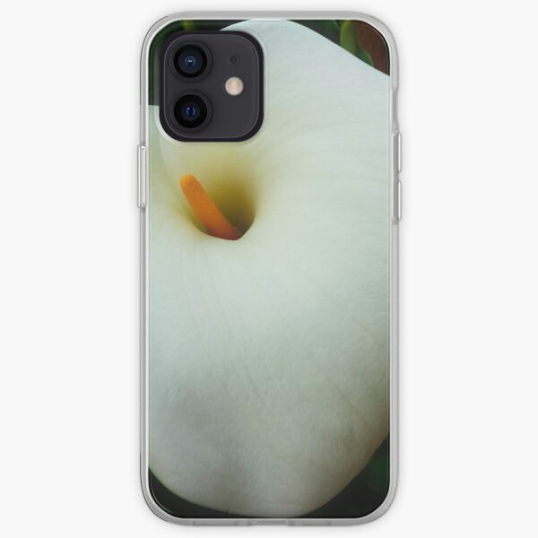 *White Arum Lilly* iPhone Soft Case