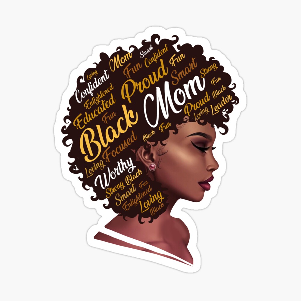 Mom Style - African American Mother's Day Greeting Card – Black Stationery