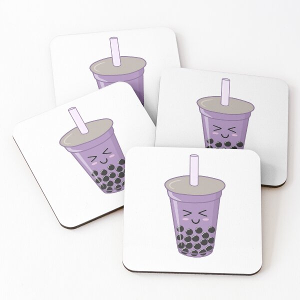 Item preview, Cute Purple Boba, Bubble tea art designed and sold by NoonaStudio.