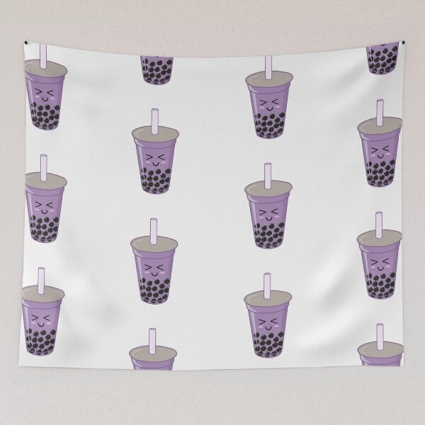Item preview, Cute Purple Boba, Bubble tea art designed and sold by NoonaStudio.