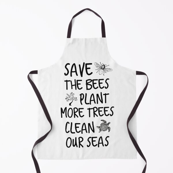 Item preview, Save The Bees Plant More Trees Clean Our Seas designed and sold by cimibaka25.