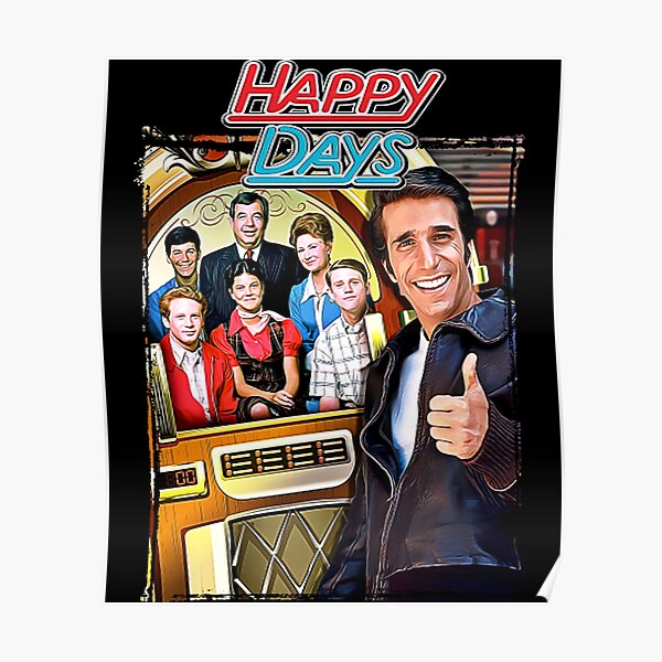 Poster Fonzie Redbubble