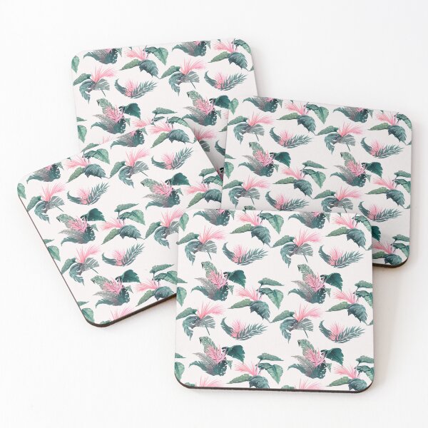 Item preview, Bright Tropical Seamless Pattern with Jungle Plants Exotic Background with Palm Leaves Illustration designed and sold by Peekonet.