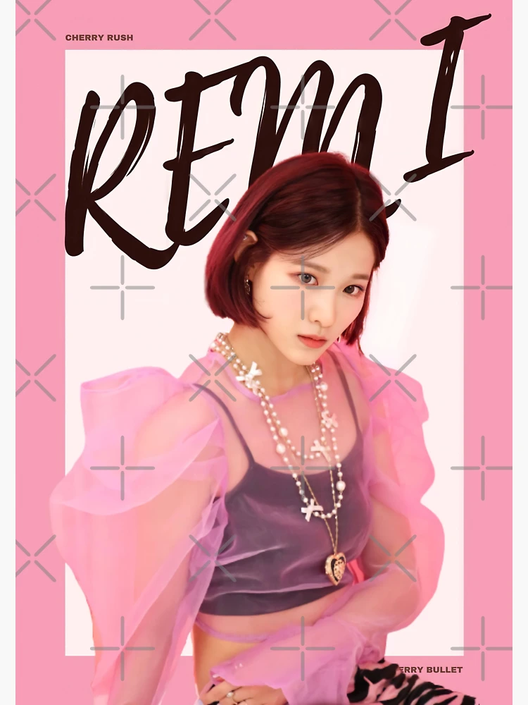 체리 블렛 CHERRY BULLET (REMI) - 'Cherry Rush' photoshoot posters (aesthetic  kpop poster) | Sticker